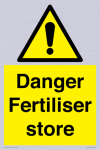 Danger Fertiliser store